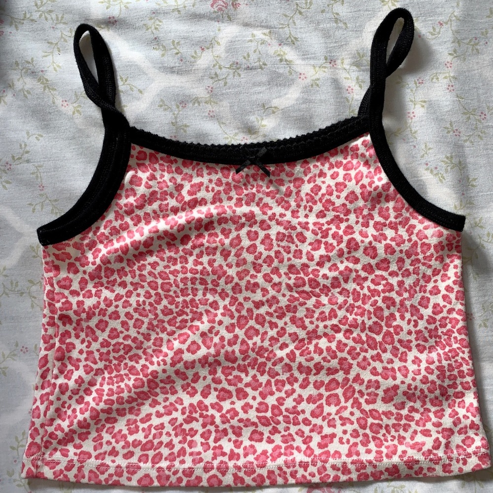 Brandy Melville Pink Cheetah Belle